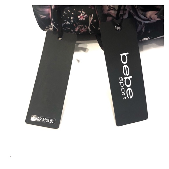 NWT Size 3X bebe Floral Scuba Bomber Jacket - Picture 3 of 3